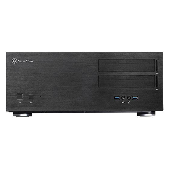 SilverStone GD08 Grandia ATX HTPC STT-GD08B Desktop Case Computer Chassis (Black)