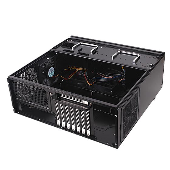 SilverStone GD08 Grandia ATX HTPC STT-GD08B Desktop Case Computer Chassis (Black)
