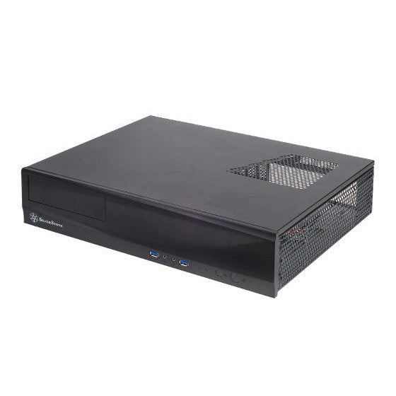 SilverStone Milo ML03B mATX HTPC Low Profile Case Black