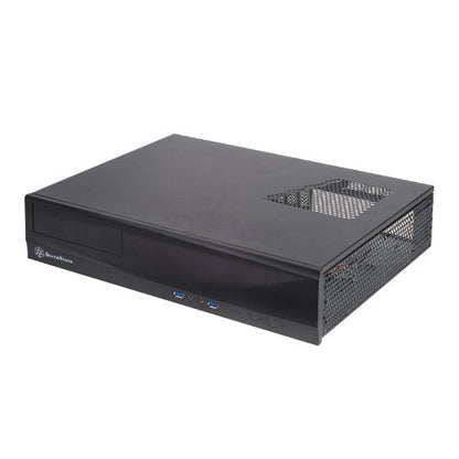 SilverStone Milo ML03B mATX HTPC Low Profile Case Black