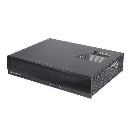 SilverStone Milo ML03B mATX HTPC Low Profile Case Black