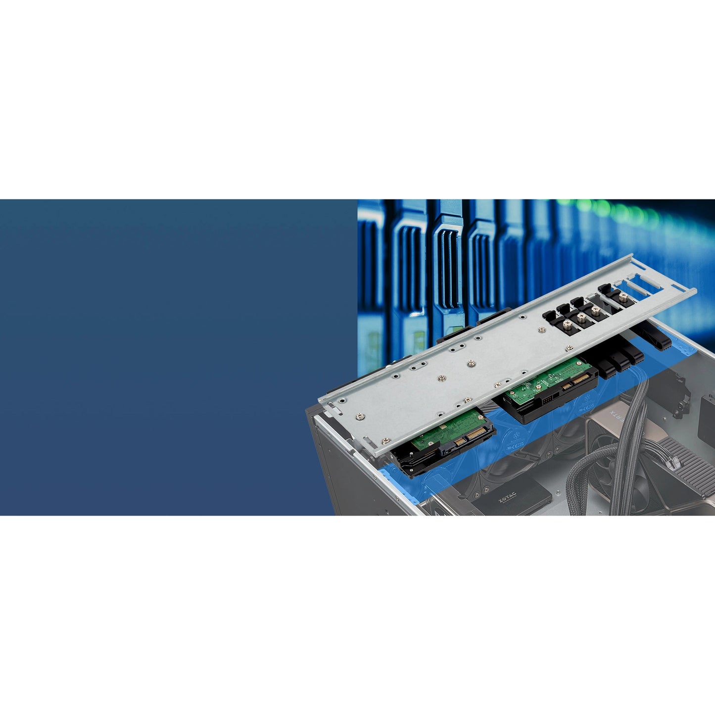 SilverStone RM51 5U Rackmount Server Chassis Case SST-RM51 (Black)