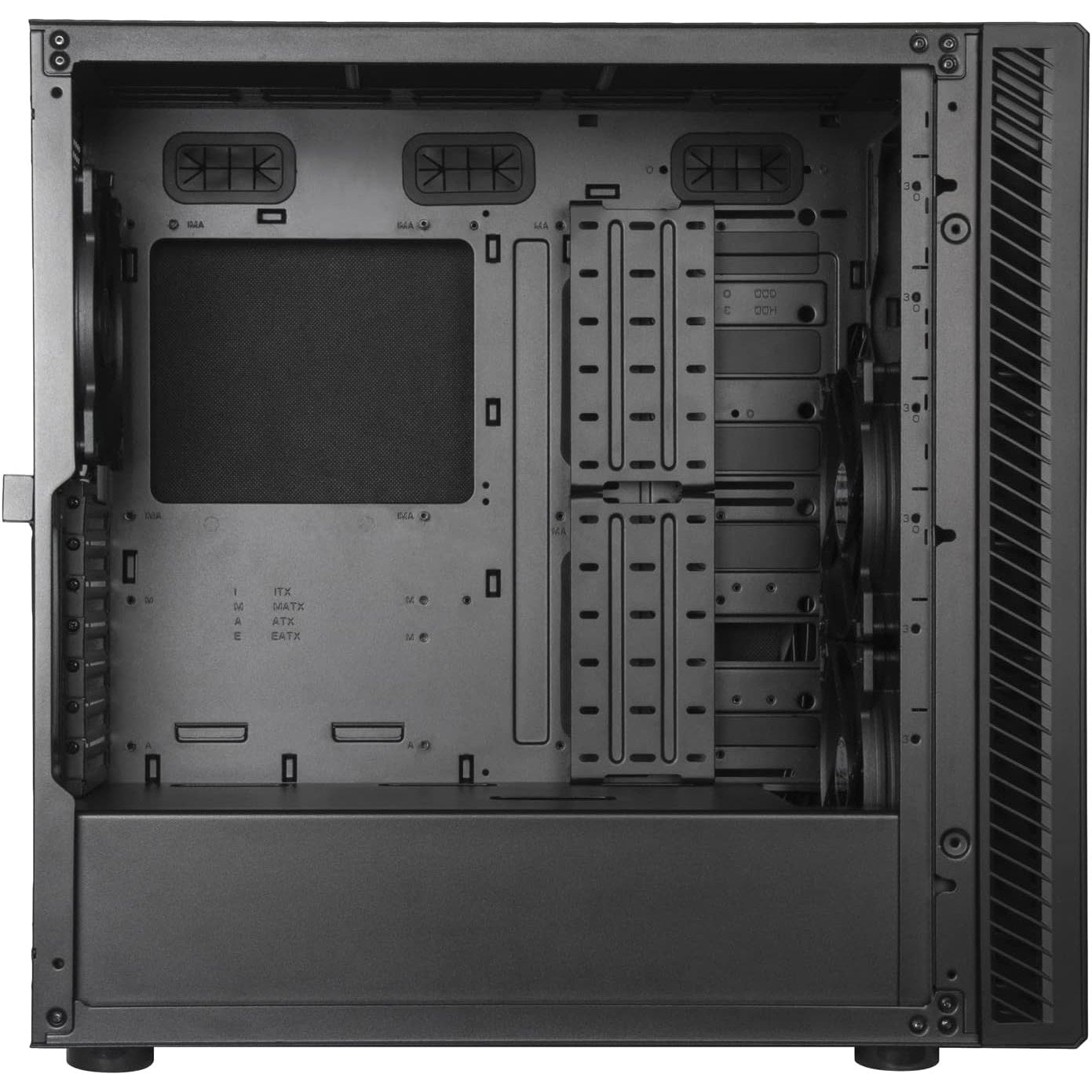 SilverStone SEQ1B SETA Q1 ATX Black Silent Mid-Tower Case Black