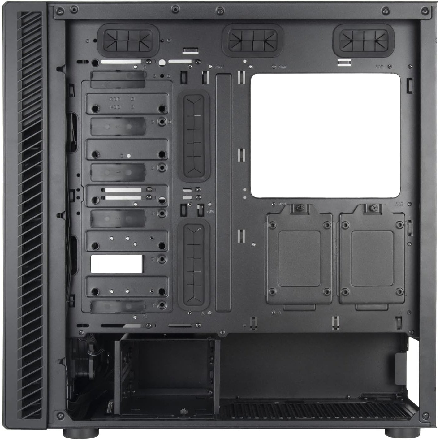 SilverStone SEQ1B SETA Q1 ATX Black Silent Mid-Tower Case Black