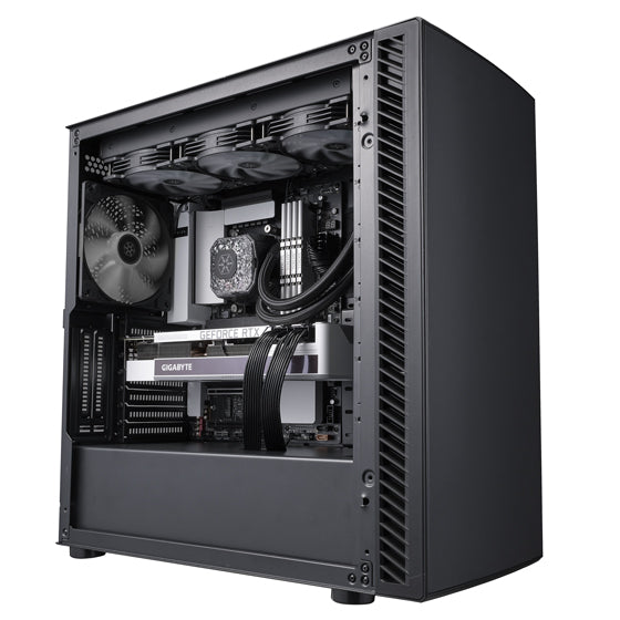SilverStone SEQ1B SETA Q1 ATX Black Silent Mid-Tower Case Black