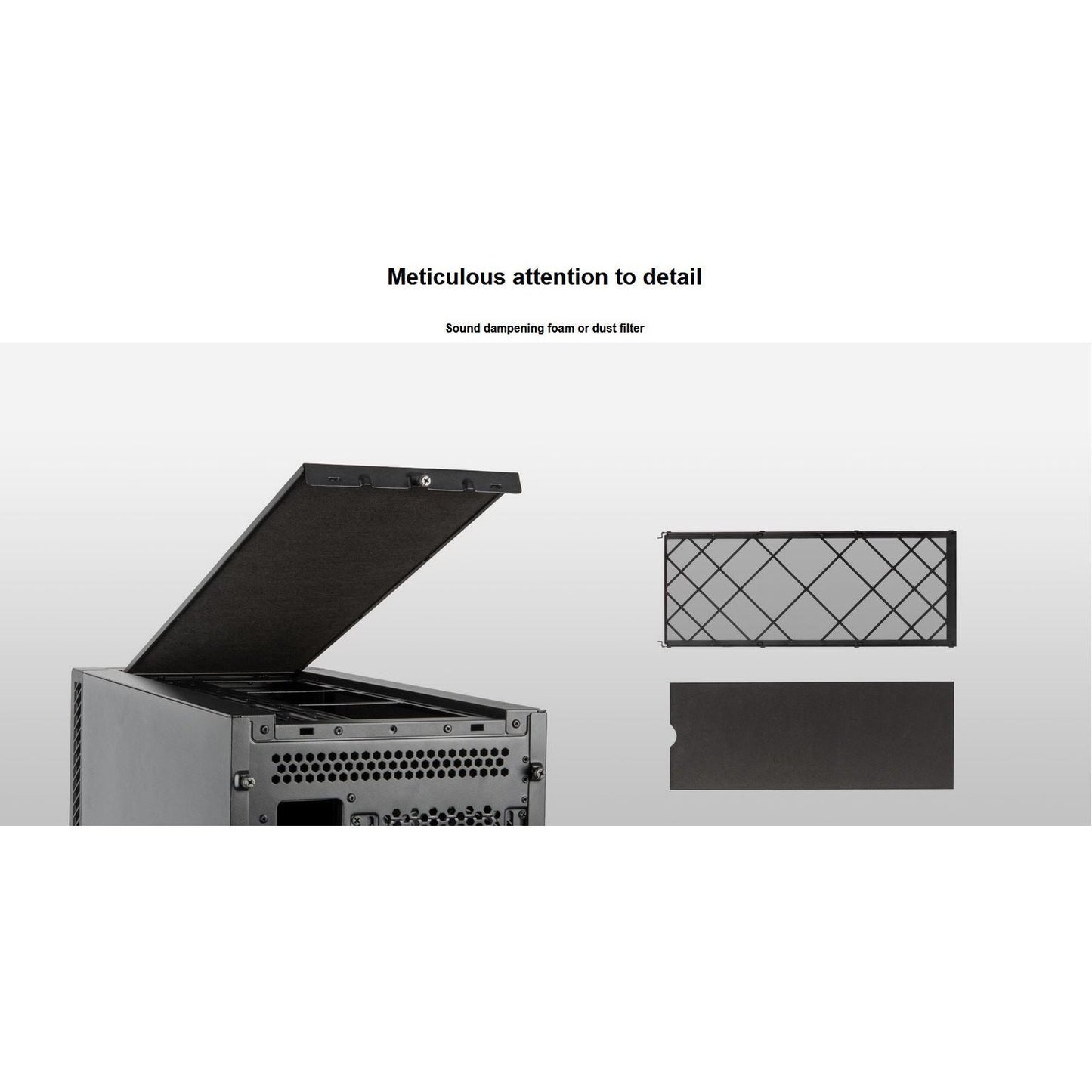 SilverStone SEQ1B SETA Q1 ATX Black Silent Mid-Tower Case Black