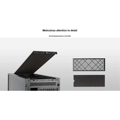 SilverStone SEQ1B SETA Q1 ATX Black Silent Mid-Tower Case Black
