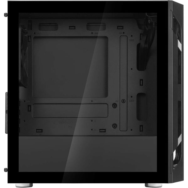 SilverStone Fara H1M mATX Gaming PC Case SST-FAH1MB-G - Tempered Glass Black