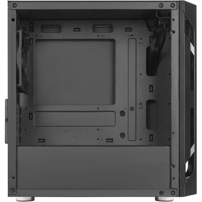 SilverStone Fara H1M mATX Gaming PC Case SST-FAH1MB-G - Tempered Glass Black