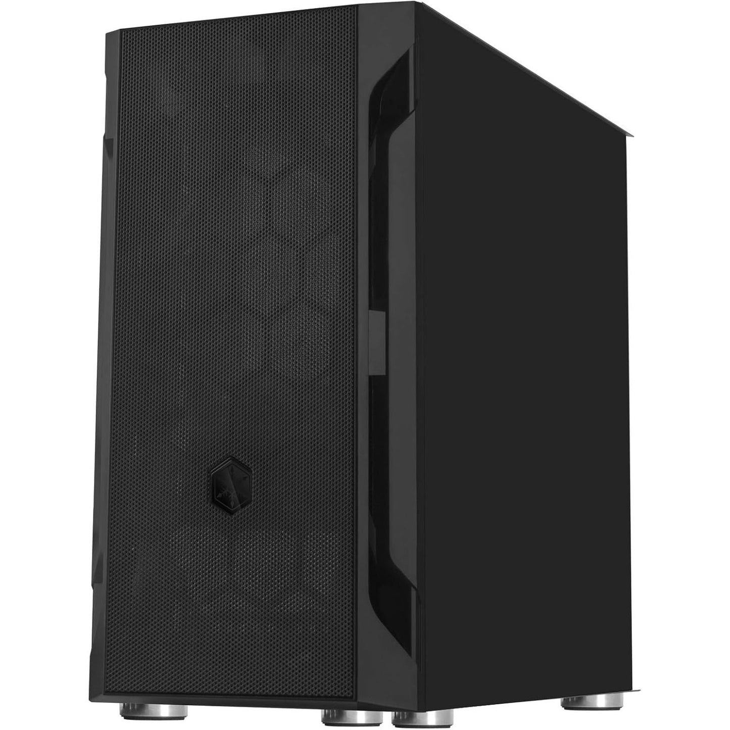 SilverStone Fara H1M mATX Gaming PC Case SST-FAH1MB-G - Tempered Glass Black