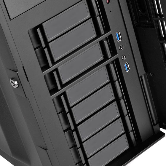 SilverStone CS380B ATX Storage Tower with 8 Hotswap Bays SST-CS380B Black