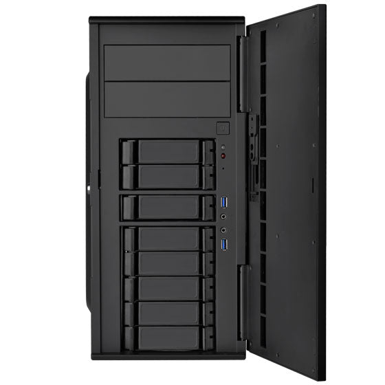 SilverStone CS380B ATX Storage Tower with 8 Hotswap Bays SST-CS380B Black