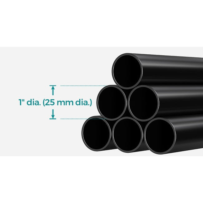 Songmics Heavy-Duty Metal Garment Rack Clothes Clothing Steel Rack with Wheels (Silver)