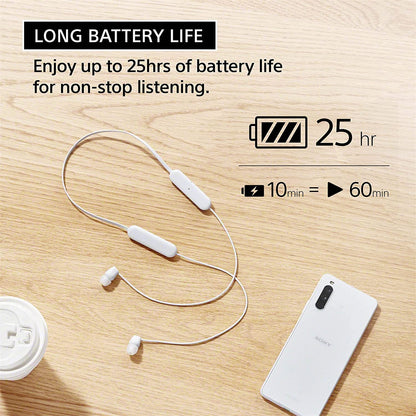 Sony WI-C100B Wireless In-Ear Headphones (Black)