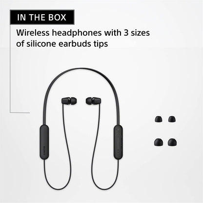 Sony WI-C100B Wireless In-Ear Headphones (Black)