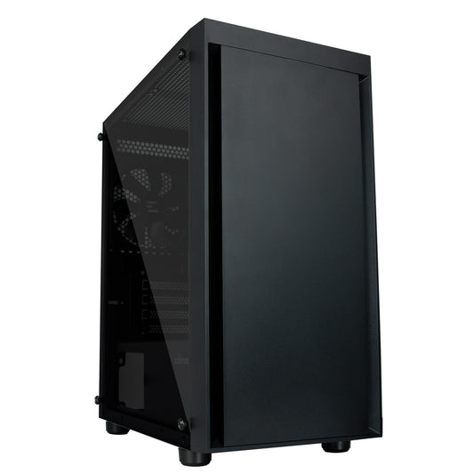 Zalman T3 Plus mATX Mini Tower PC Case with Tempered Glass Side Panel (Black)