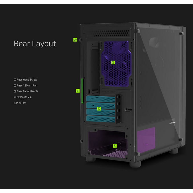 Zalman T3 Plus mATX Mini Tower PC Case with Tempered Glass Side Panel (Black)