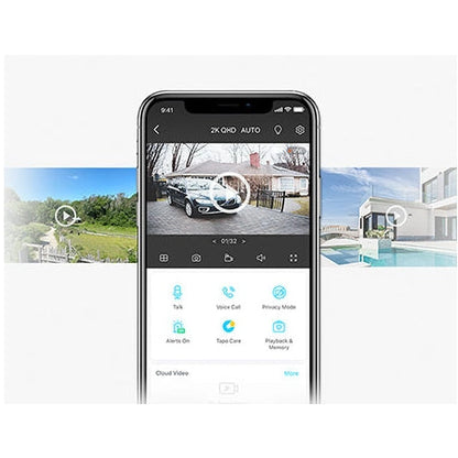 TP-Link Tapo C425 2K+/4MP Outdoor Wi-Fi Home Security Camera with Spotlights (4 Pack)