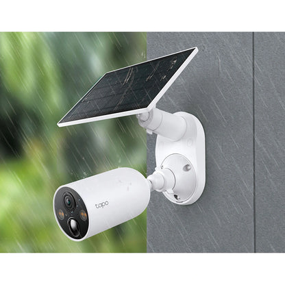 TP-Link Tapo C425 2K+/4MP Outdoor Wi-Fi Home Security Camera with Spotlights & Solar Kit