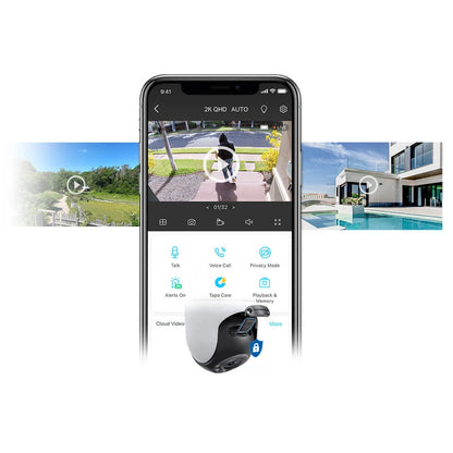 TP-Link Tapo C520WS 2K+/4MP Outdoor Pan/Tilt Wi-Fi Home Security Camera