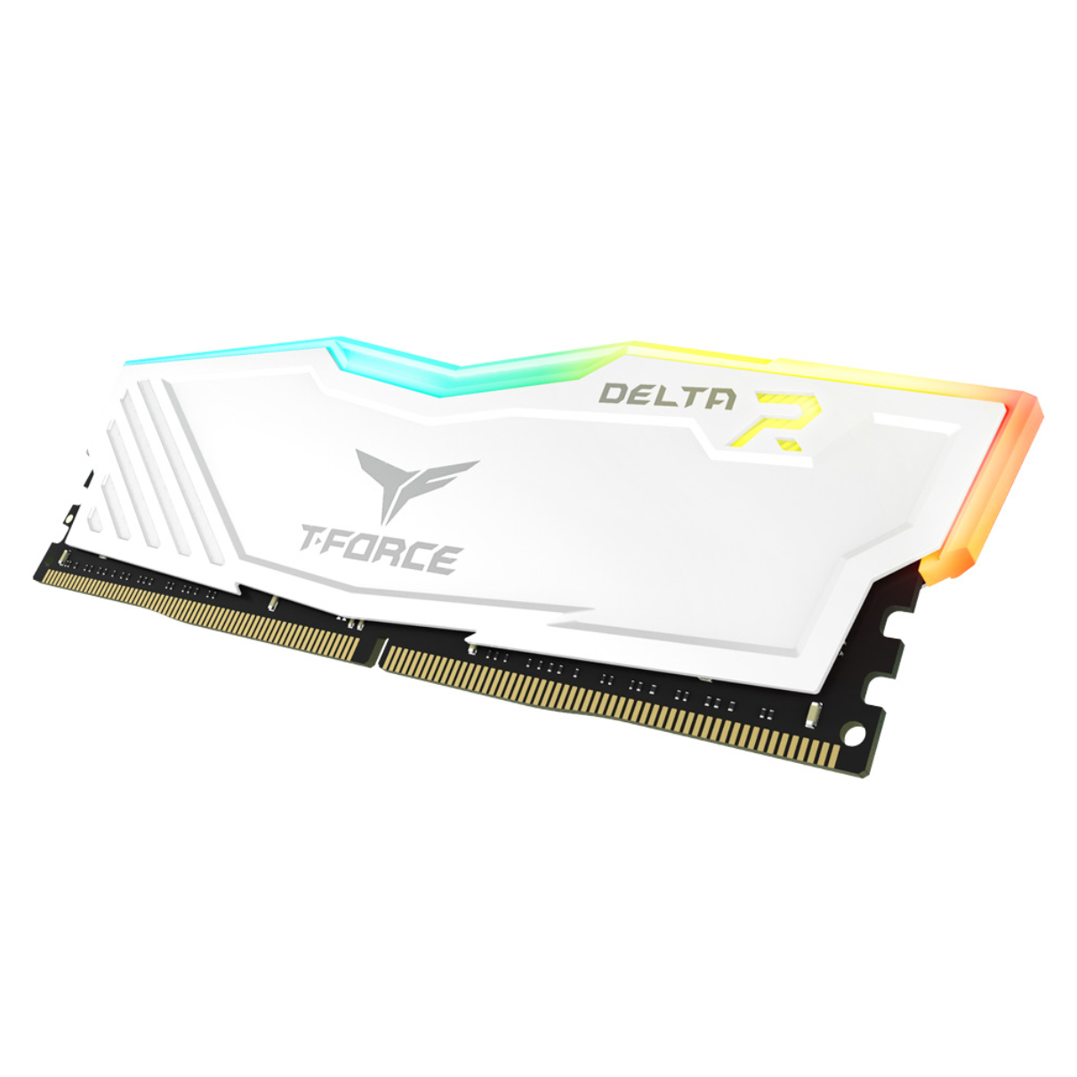 TeamGroup T-Force Delta RGB 16GB DDR4 Memory Module Desktop RAM Kit (White)
