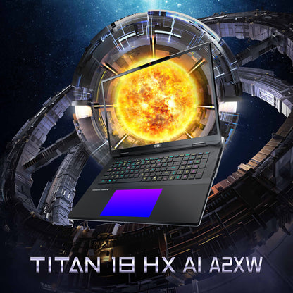 MSI Titan 18 HX AI 18" | UHD+ 3840x2400 | Mini LED | 120Hz IPS | Nvidia Geforce RTX 5080 | Gaming Laptop