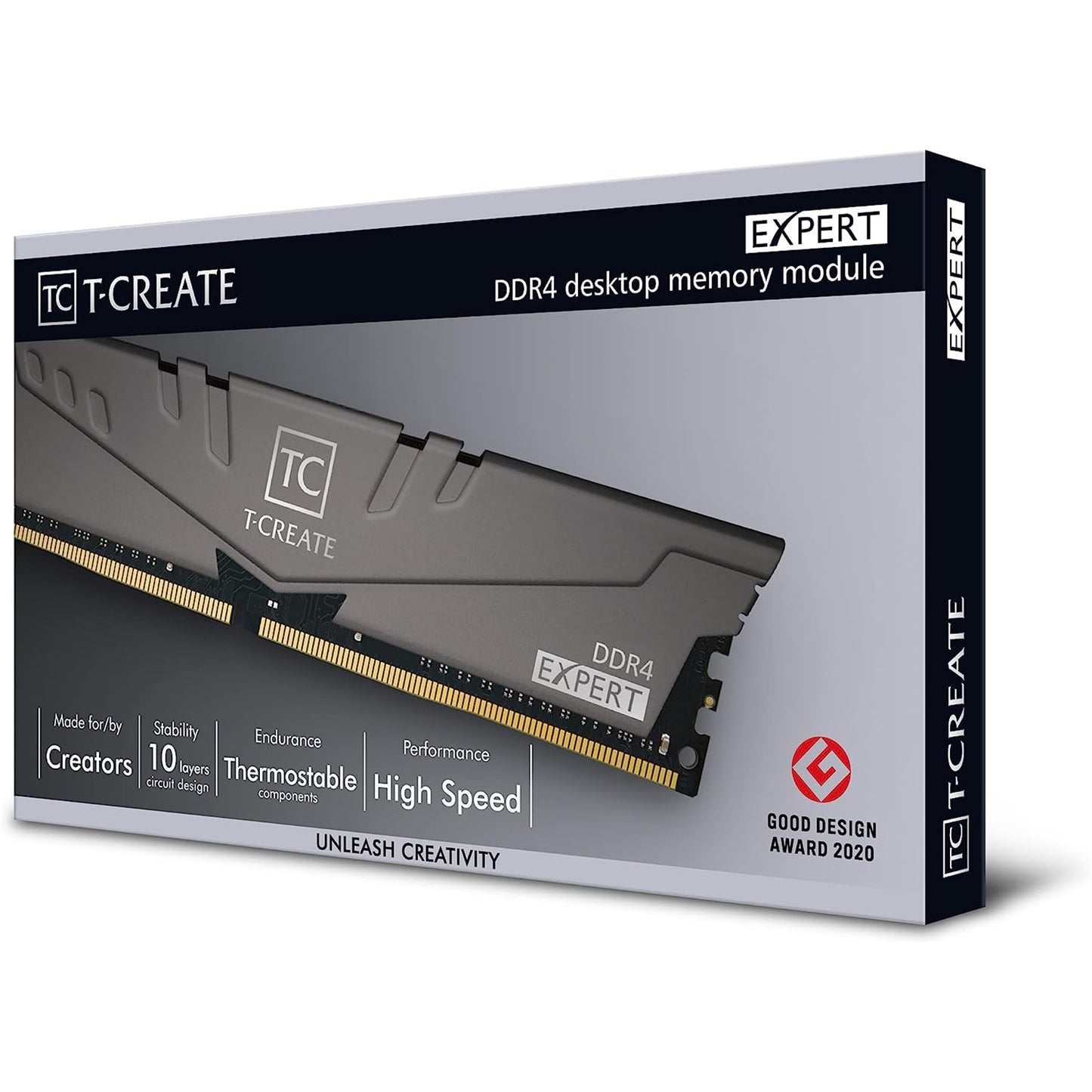 Team T-Create Expert OC10L 32GB (2x16GB) 3200Mhz DDR4 CL16 - Desktop RAM Kit - Memory Module