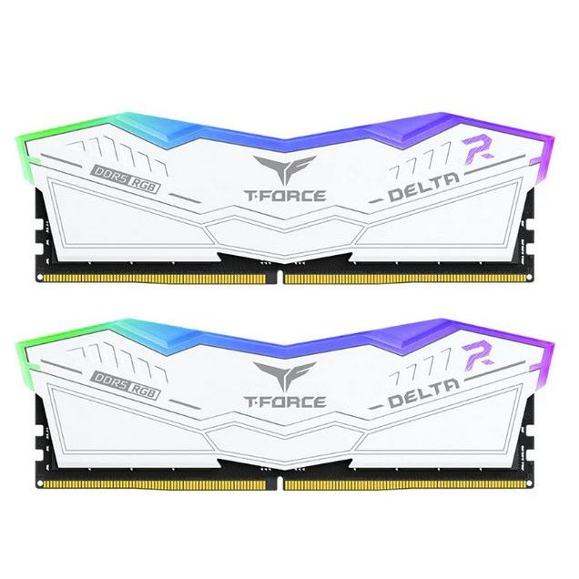 TeamGroup T-Force Delta RGB 32GB 2x16GB 5600Mhz DDR Desktop Memory Heatsink White