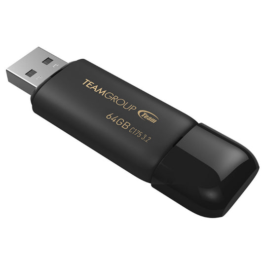 TeamGroup Team C175 Series 64GB USB 3.2 Flash Drive Black