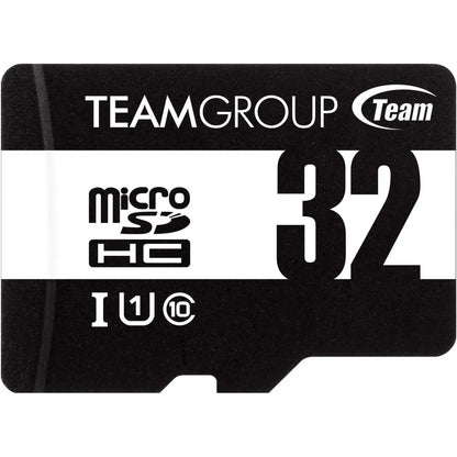 TeamGroup Team Micro SDHC 32GB UHS-I U1 C10 Class 10 Memory Card Black-White
