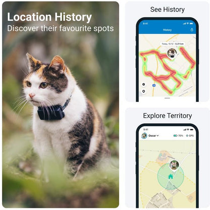 Tractive Cat Mini GPS Tracker Midnight Blue | Subscription Required