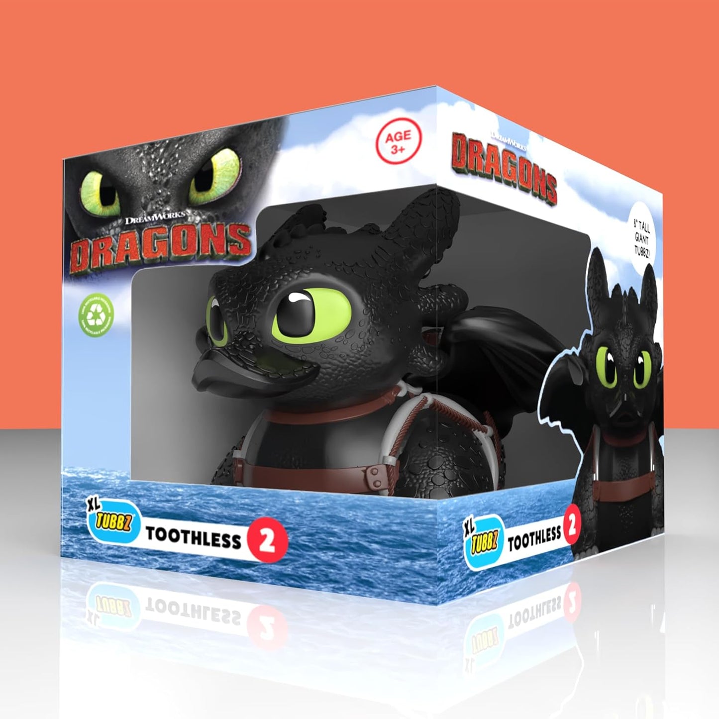 Tubbz XL Toothless - How To Train Your Dragon HTTYD Giant Collectible Duck NS5286