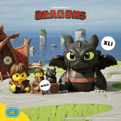 Tubbz XL Toothless - How To Train Your Dragon HTTYD Giant Collectible Duck NS5286