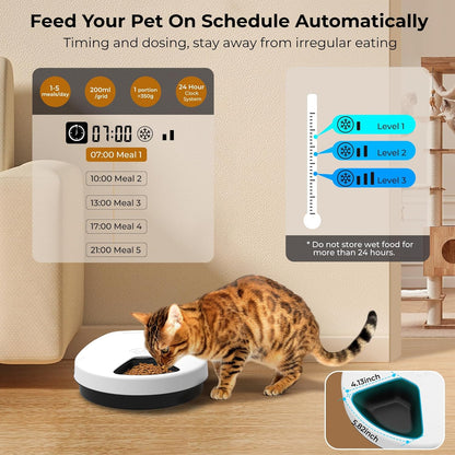 UB Pet by Pettecc Smart Refrigerated Feeder F10 for Cats & Dogs UBF10