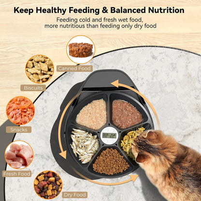 UB Pet by Pettecc Smart Refrigerated Feeder F10 for Cats & Dogs UBF10