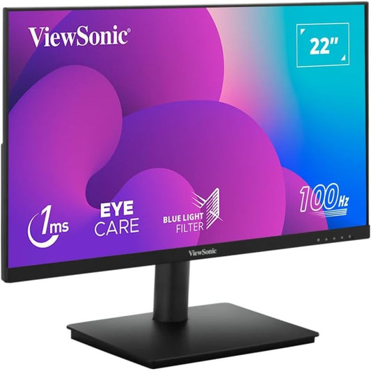 ViewSonic VA220-H 22" | Full HD 1920x1080 | 100Hz VA | HDMI VGA | Monitor