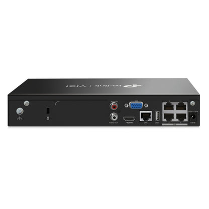 TP-Link VIGI NVR1004-4P 4 Channel Network Video Recorder 4K with 4x PoE+ Port