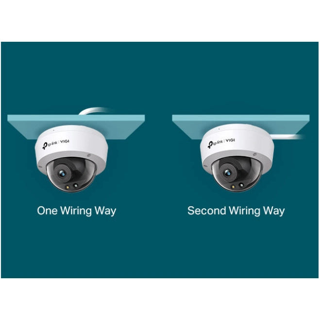 TP-Link VIGI C250 3K/5MP Outdoor Dome POE IP Camera Full Colour 4mm Lens