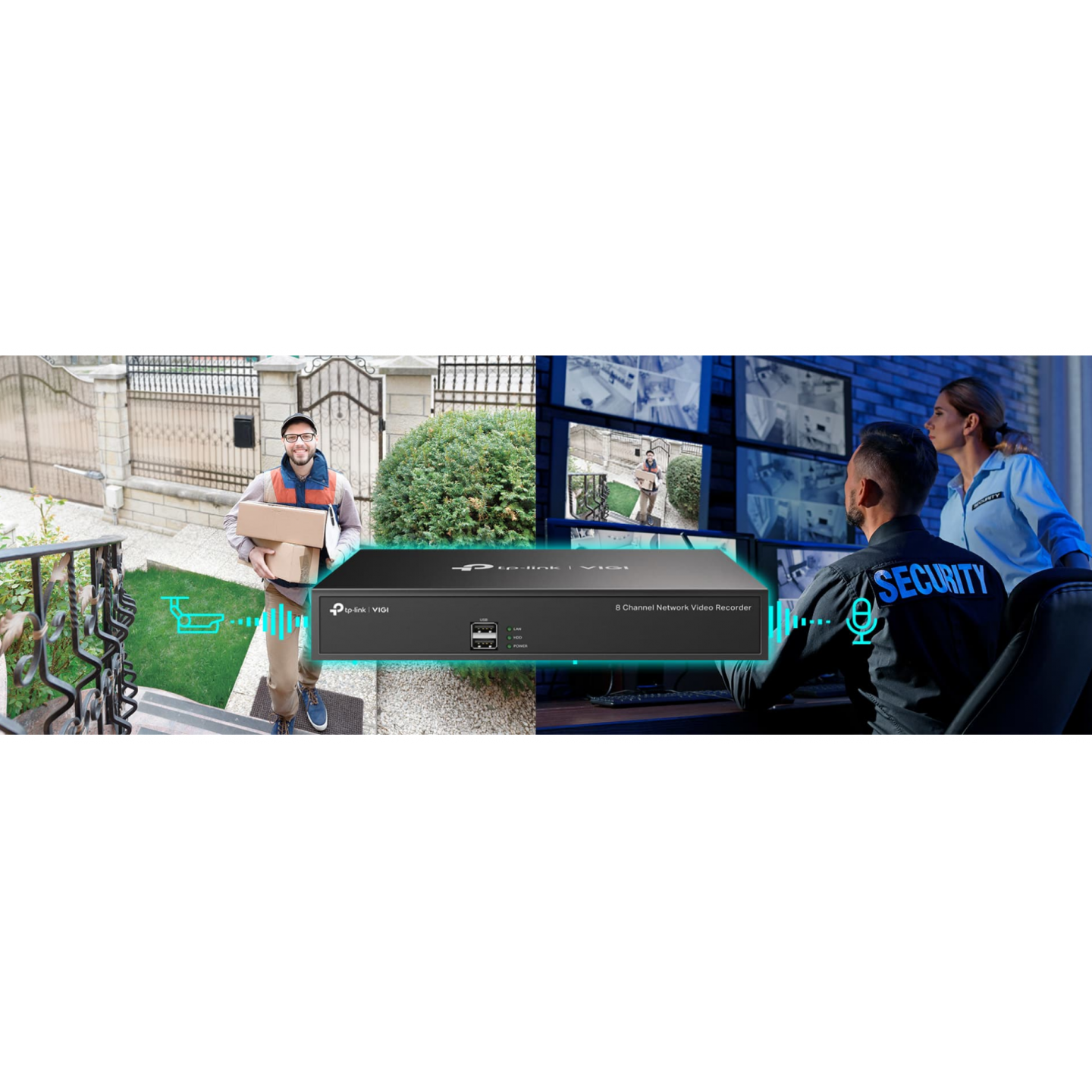 TP-Link VIGI NVR1008H 8 Channel Network Video Recorder 4K