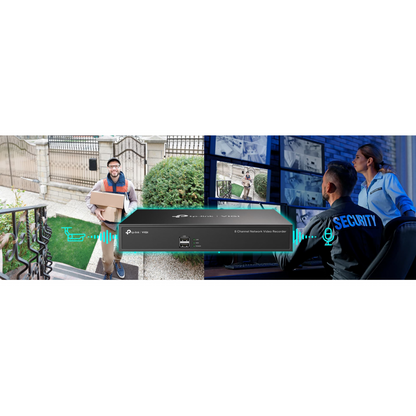 TP-Link VIGI NVR1008H 8 Channel Network Video Recorder 4K