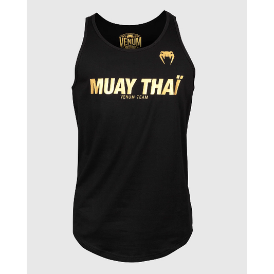 Venum Muay Thai VT Tank Top - Black/Gold - L
