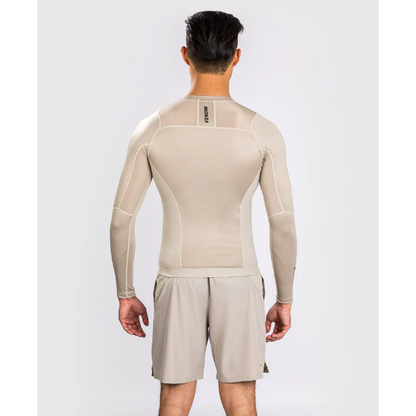 Venum G-Fit Air Rashguard Long Sleeve - Sand - Large (L)