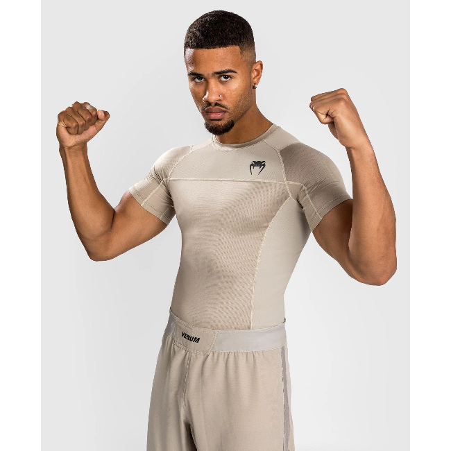 Venum G-Fit Air Rashguards Short Sleeve - Sand