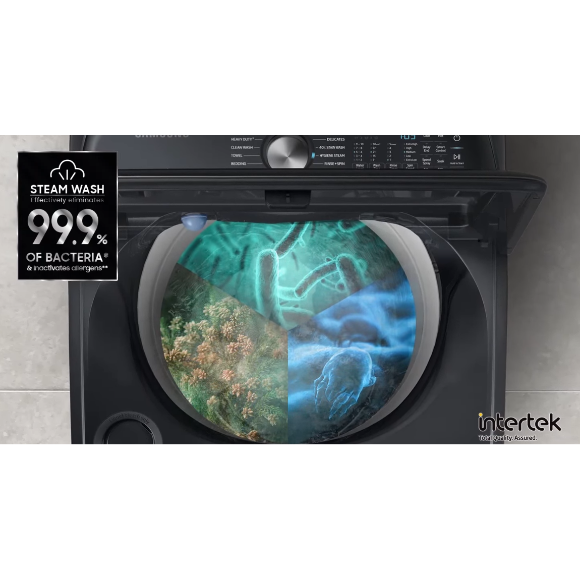 Samsung 12kg Laundry Top-Load Washer Washing Machine with BubbleStorm (WA12A8376GV/SA)