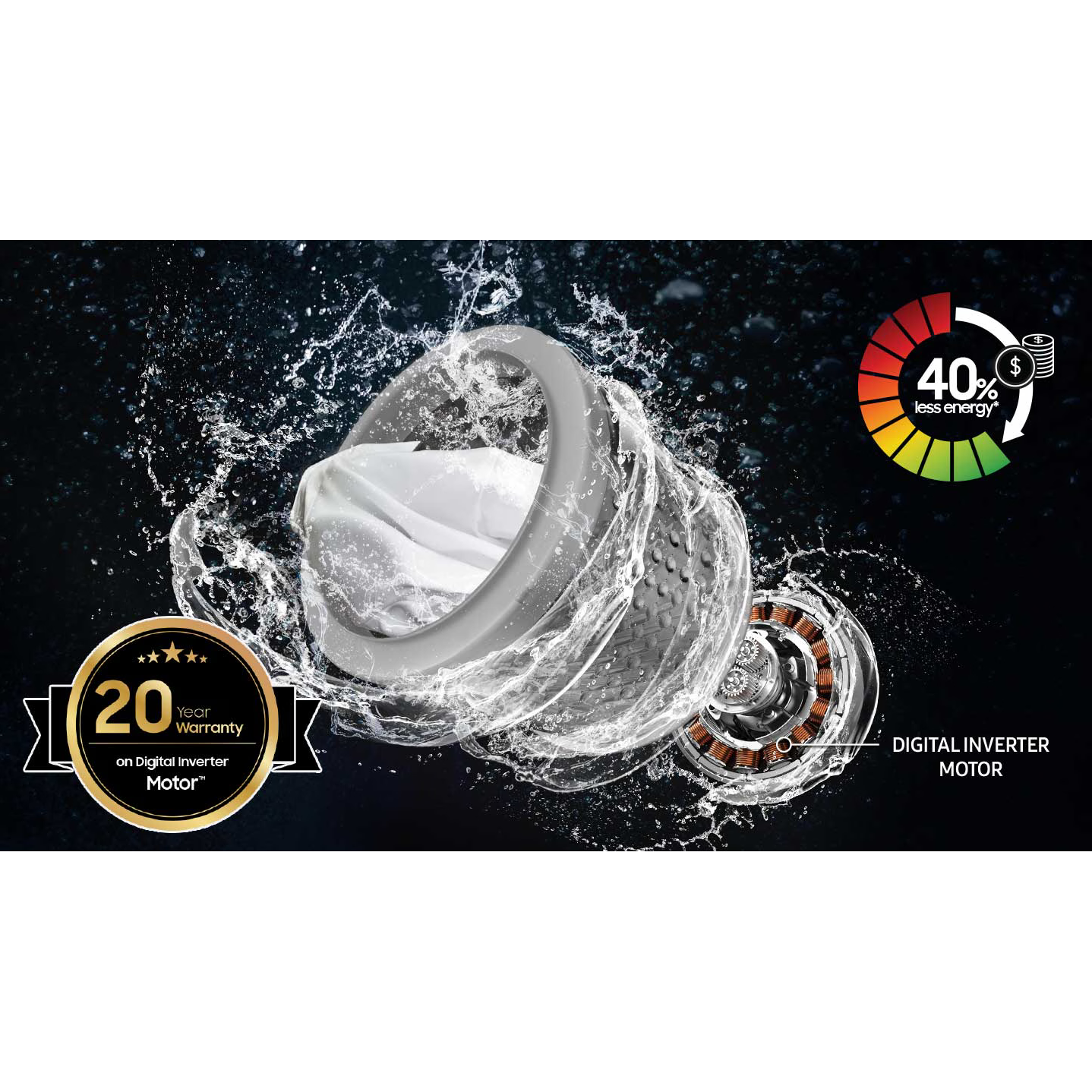 Samsung 12kg Laundry Top-Load Washer Washing Machine with BubbleStorm (WA12A8376GV/SA)