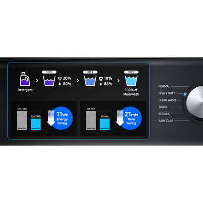 Samsung 12kg Laundry Top-Load Washer Washing Machine with BubbleStorm (WA12A8376GV/SA)