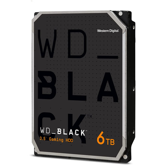 WD Black Edition 6TB 256MB SATA3 3.5" 7200rpm Internal HDD (5 Years Warranty)