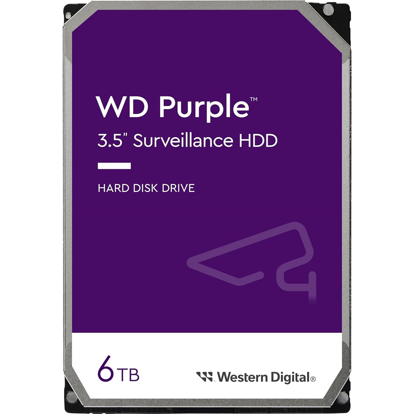 WD Purple 6TB Surveillance HDD 3.5" SATA 256MB Cache (3 Years Warranty)