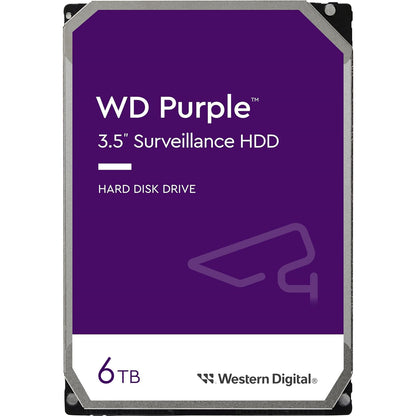 WD Purple 6TB Surveillance HDD 3.5" SATA 256MB Cache (3 Years Warranty)