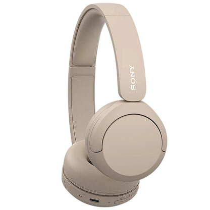 Sony WH-CH520C Wireless On-Ear Bluetooth Headphones (Beige)